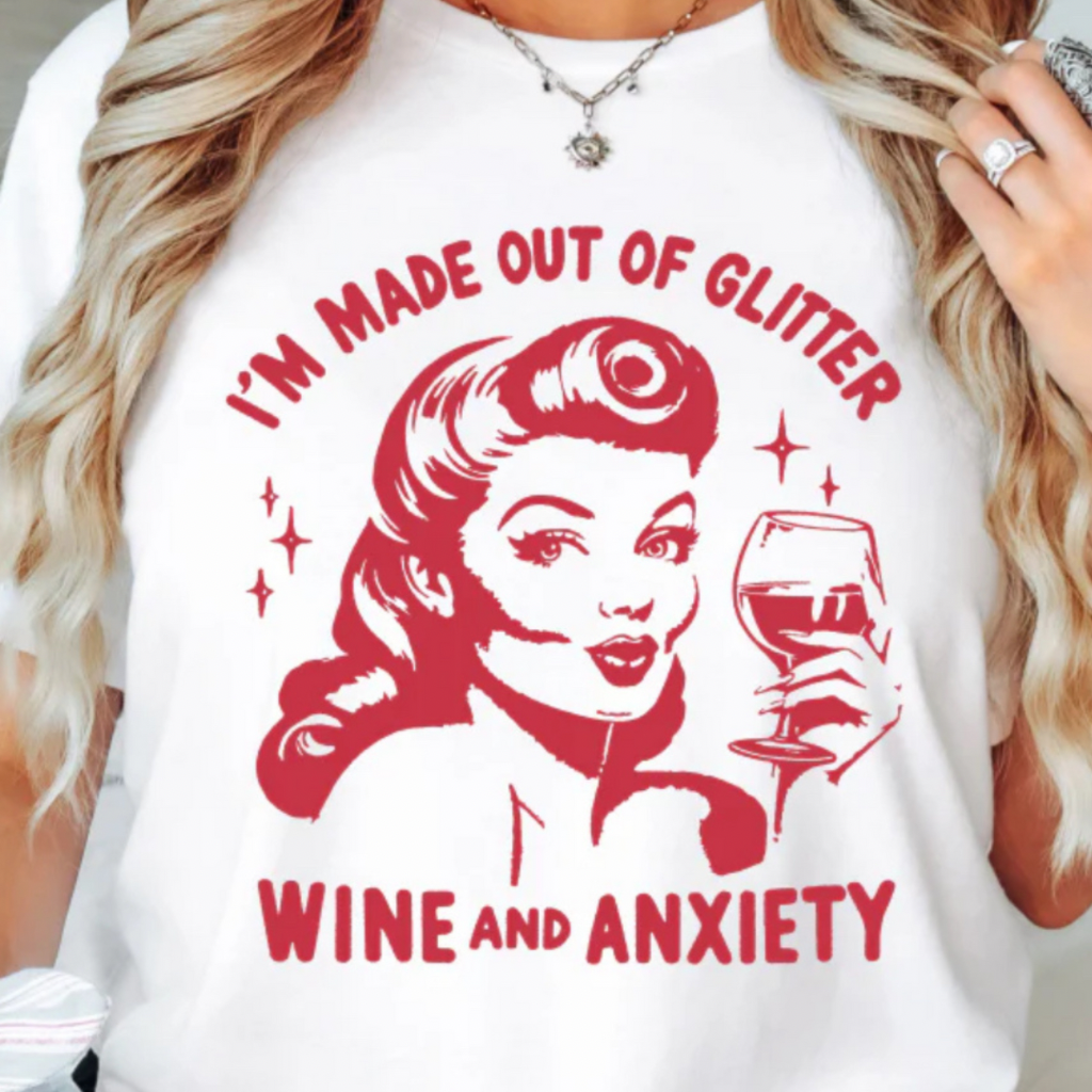 Wine and Anxiety T-shirt