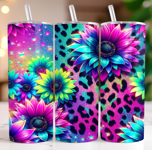 Summer Sunflowers Skinny Tumbler